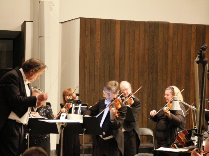Maestro Radu with members of Camerata Ama Deus